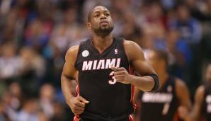 DWYANE WADE - Miami Heat - Stats 2011/12: 22,1 Punkte, 4,8 Rebounds und 4,6 Assists bei 49,7 Prozent FG und 26,8 Prozent Dreier in 33,2 Minuten bei 49 Spielen - Voting-Punkte: 235 (Guard im All-NBA Third Team)