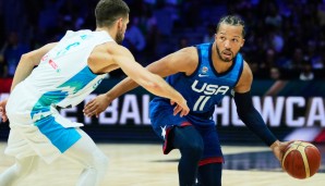 Jalen Brunson erzielte gegen Slowenien 11 Punkte.