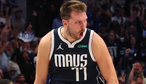 Luka Doncic verwandelte gegen die Brooklyn Nets einen unfassbaren Wurf.