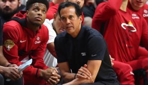 Erik Spoelstra bezeichnete den Court der Cleveland Cavaliers als gefährlich.