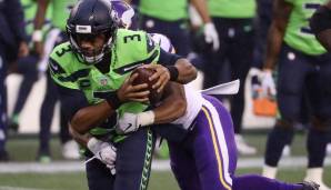 Russell Wilson führte die Seattle Seahawks nach wildem Ritt doch noch zum Sieg über die Minnesota Vikings.