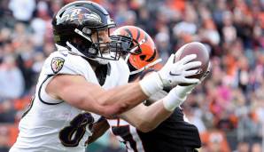 MARK ANDREWS, Tight End, Ravens: Sein Team wurde übel verhauen, aber Andrews überzeugte dennoch mit 125 Yards und einem Touchdown. Andrews spielt schon jetzt seine mit Abstand beste Saison in der NFL.