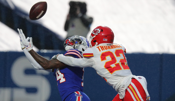 Bills wide receiver Stefon Diggs has yet to celebrate a win  once morest the Chiefs in 2020.