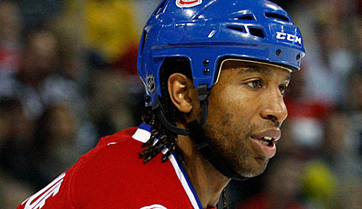 Georges Laraque wärmt die nächsten fünf Wochen die Bank